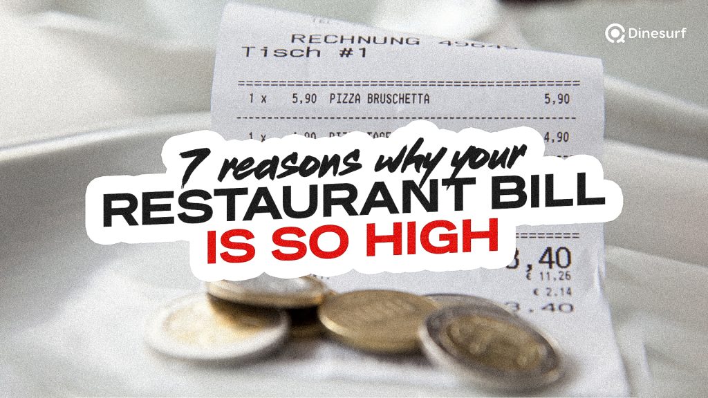 Restaurant bill
